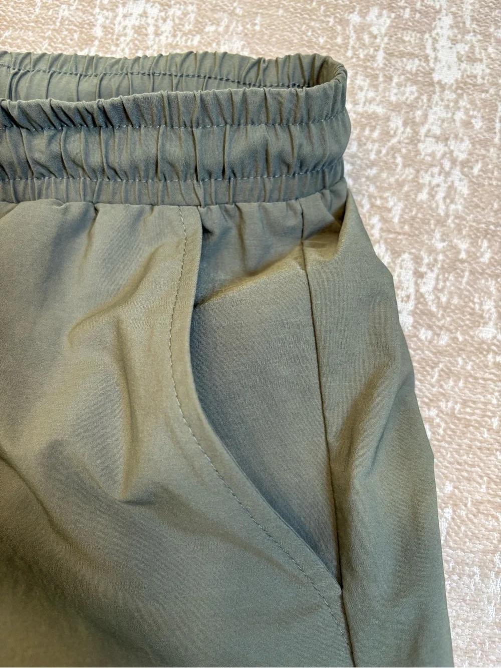 American Stitch Nylon Cargo Pants Olive Green Medium NWT Techwear Gorpcore